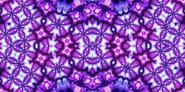 Kusursuz simetrik sanat modeli. Kaleydoskop dokusu