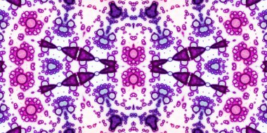 Kusursuz simetrik sanat modeli. Kaleydoskop dokusu