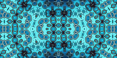 Kusursuz simetrik sanat modeli. Kaleydoskop dokusu