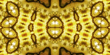 Kusursuz simetrik sanat modeli. Kaleydoskop dokusu