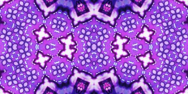 Kusursuz simetrik sanat modeli. Kaleydoskop dokusu