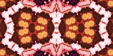 Kusursuz simetrik sanat modeli. Kaleydoskop dokusu