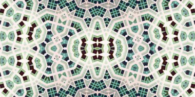 Kusursuz simetrik sanat modeli. Kaleydoskop dokusu