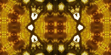 Kusursuz simetrik sanat modeli. Kaleydoskop dokusu