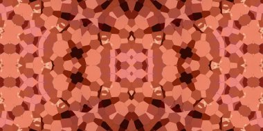 Kusursuz simetrik sanat modeli. Kaleydoskop dokusu