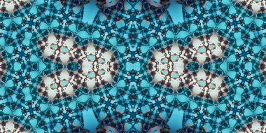 Kusursuz simetrik sanat modeli. Kaleydoskop dokusu