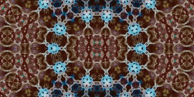 Kusursuz simetrik sanat modeli. Kaleydoskop dokusu