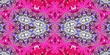 Kusursuz simetrik sanat modeli. Kaleydoskop dokusu