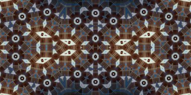 Kusursuz simetrik sanat modeli. Kaleydoskop dokusu