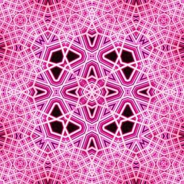 Kare, pürüzsüz desen. Doku simetrik olarak örülmüş.