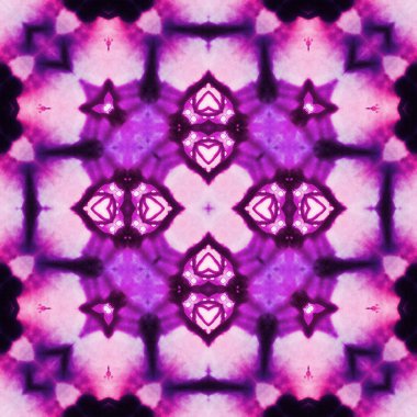 Kare, pürüzsüz desen. Doku simetrik olarak örülmüş.