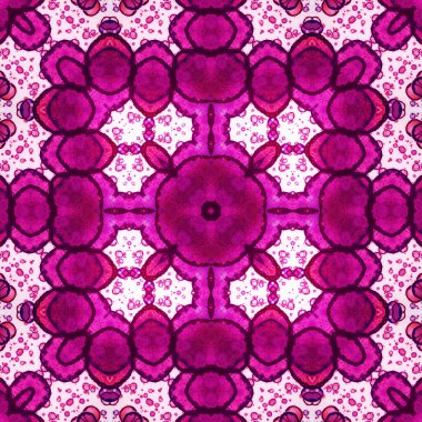 Kare, pürüzsüz desen. Doku simetrik olarak örülmüş.