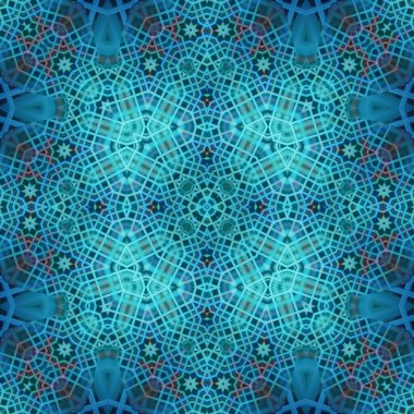 Kare, pürüzsüz desen. Doku simetrik olarak örülmüş.