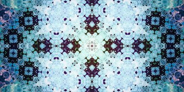 Geniş afiş, pürüzsüz bir desen. Sanat dokunmuş dokusu