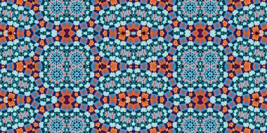 Kusursuz kaleydoskop deseni. Sanatın dokusu karmakarışık.