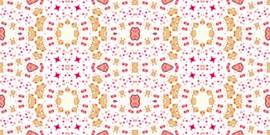 Kusursuz kaleydoskop deseni. Sanatın dokusu karmakarışık.