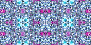 Kusursuz kaleydoskop deseni. Sanatın dokusu karmakarışık.