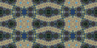 Kusursuz kaleydoskop deseni. Sanatın dokusu karmakarışık.