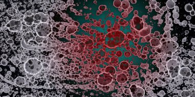 Yazarın sanatsal soyutlamaları. Suluboya ve alkol mürekkebi. Modern sanat. Fotoşopta İşlendi