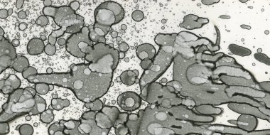 Yazarın sanatsal soyutlamaları. Suluboya ve alkol mürekkebi. Modern sanat.