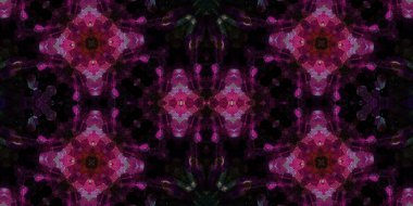 Kusursuz mozaik desen. Soyut kare sonsuz şablonu tekrarlıyor. Mavi kaleydoskop