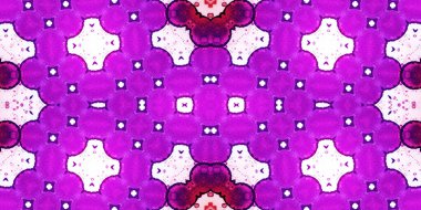 Kusursuz mozaik desen. Soyut kare sonsuz şablonu tekrarlıyor. Mavi kaleydoskop