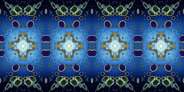 Kusursuz soyut kare deseni. Modern sanatta alkol mürekkebi. Mandala