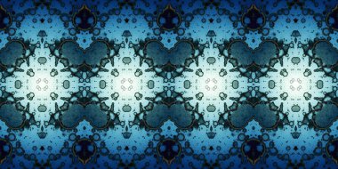 Kusursuz soyut kare deseni. Modern sanatta alkol mürekkebi. Mandala