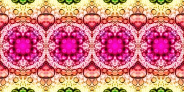 Soyut sanat alanı dokusu. Moda geçmişi. Gezegenler ve galaksiler