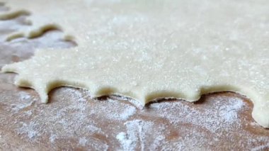 Noel zamanı. Ev yapımı pişirme. Noel kurabiyeleri