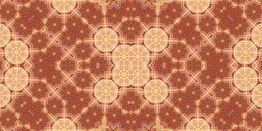 Kusursuz soyut desen. Şablonun dokusu simetrik. Sonsuz desen