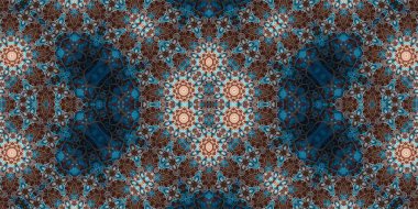 Kusursuz soyut desen. Şablonun dokusu simetrik. Sonsuz desen