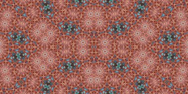 Kusursuz soyut desen. Şablonun dokusu simetrik. Sonsuz desen