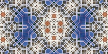 Kusursuz soyut desen. Şablonun dokusu simetrik. Sonsuz desen