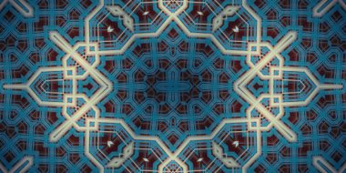 Kusursuz soyut desen. Şablonun dokusu simetrik. Sonsuz desen