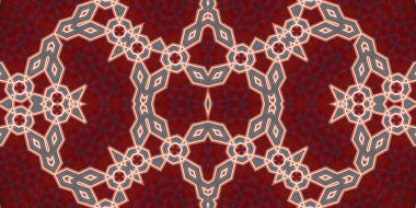 Kusursuz soyut desen. Şablonun dokusu simetrik. Sonsuz desen