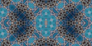 Kusursuz soyut desen. Şablonun dokusu simetrik. Sonsuz desen