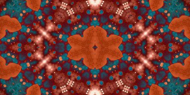 Kusursuz soyut desen. Şablonun dokusu simetrik. Sonsuz desen