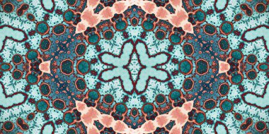 Kusursuz soyut desen. Şablonun dokusu simetrik. Sonsuz desen