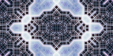 Kusursuz soyut desen. Şablonun dokusu simetrik. Sonsuz desen