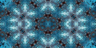 Kusursuz soyut desen. Şablonun dokusu simetrik. Sonsuz desen