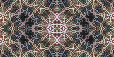 Kusursuz soyut desen. Şablonun dokusu simetrik. Sonsuz desen