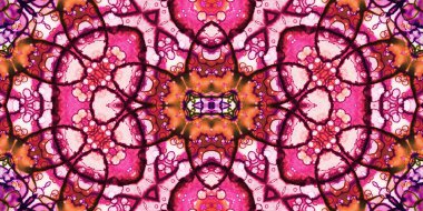 Kusursuz soyut desen. Şablonun dokusu simetrik. Sonsuz desen