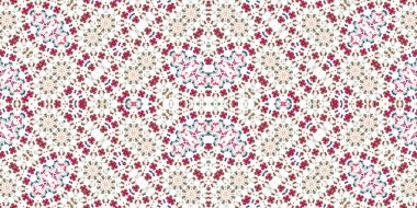 Kusursuz soyut desen. Şablonun dokusu simetrik. Sonsuz desen