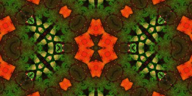 Kusursuz soyut desen. Şablonun dokusu simetrik. Sonsuz desen