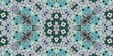 Kusursuz soyut desen. Şablonun dokusu simetrik. Sonsuz desen