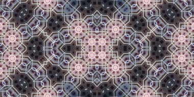 Kusursuz soyut desen. Şablonun dokusu simetrik. Sonsuz desen