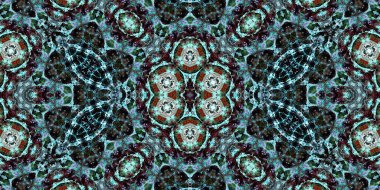 Kusursuz soyut desen. Şablonun dokusu simetrik. Sonsuz desen