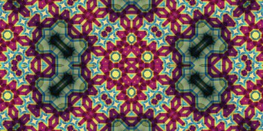 Kusursuz soyut desen. Şablonun dokusu simetrik. Sonsuz desen