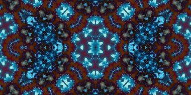 Kusursuz soyut desen. Şablonun dokusu simetrik. Sonsuz desen